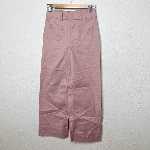 NWT The Script | Rose Chiara High Waist Wide Leg Crop Pants 0 - Picture 4 of 16